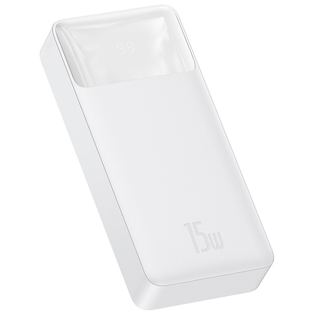 BASEUS Power Bank Bipow 20000mAh, 2xUSB, USB-C, 15W (PPDML-J02) blanc