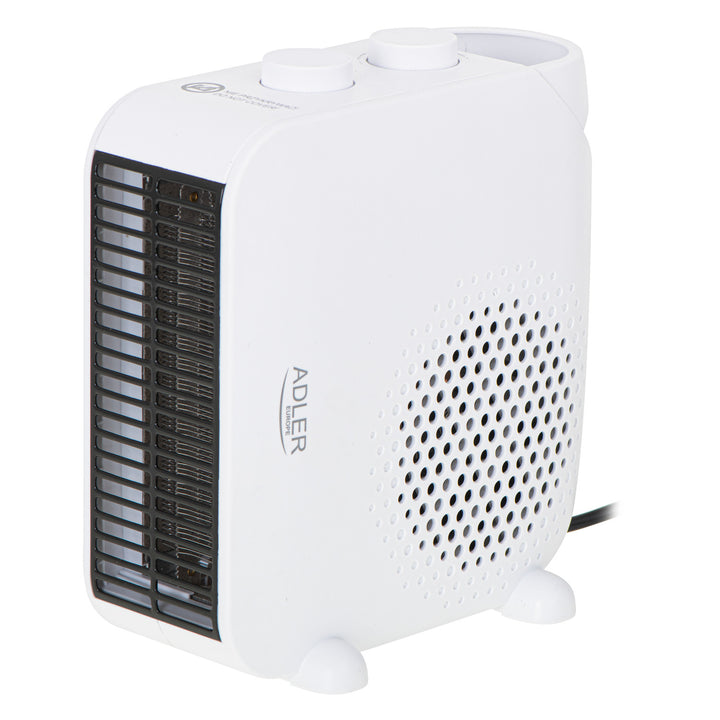 Radiateur soufflant Adler, double usage, souffle froid, 2000W, blanc, AD 7725