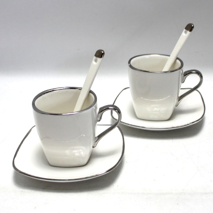 Queen Isabell porseleinen espressokopjesset met borden W23SV06-06471