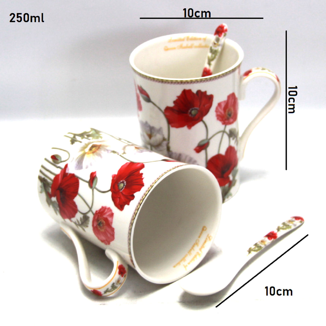 Tasses à café et à thé de la Reine Isabell W8PWH91-23687