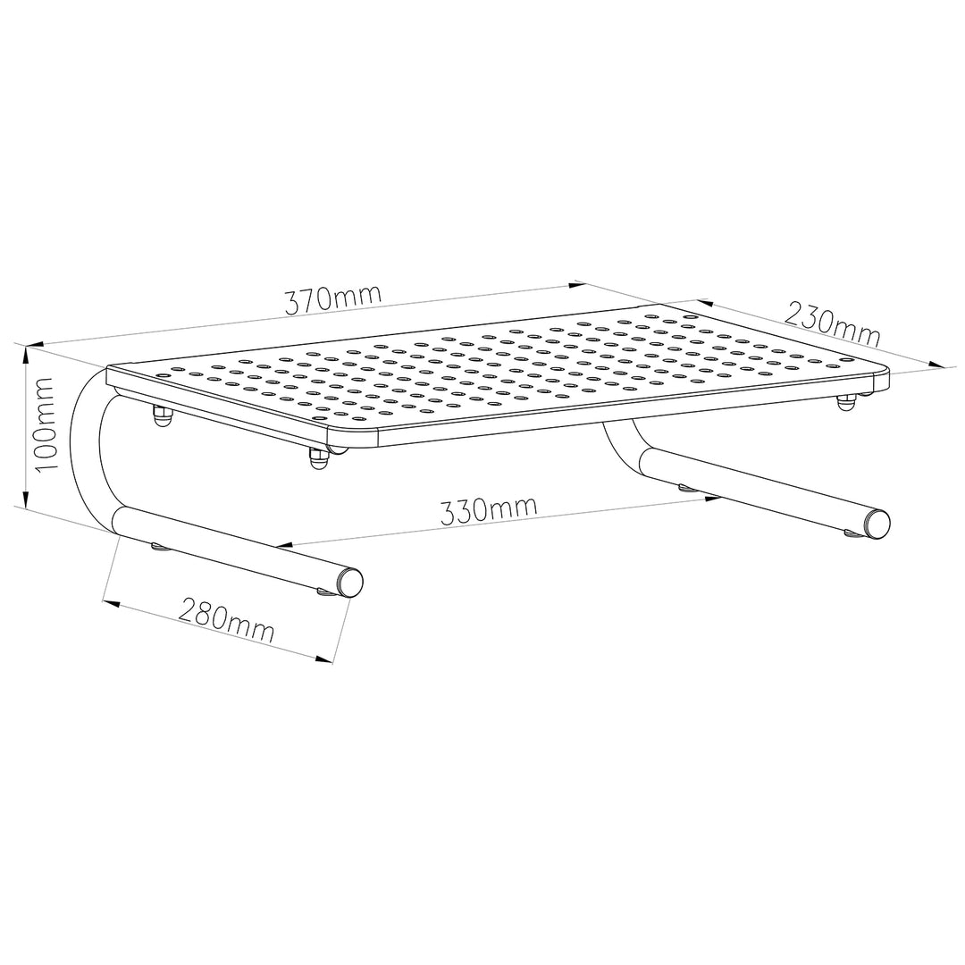 Maclean monitor-/laptopstandaard, 13-32", MC-948