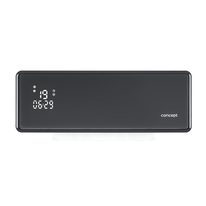 Concept keramische heater, wandmontage, LED-display, timer, grijs, QH4100
