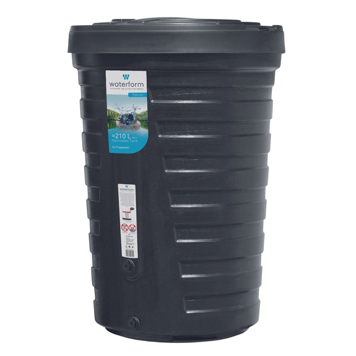 Réservoir d'eau de pluie Raincan - noir 210 l. IDRA210-S411 Prosperplast