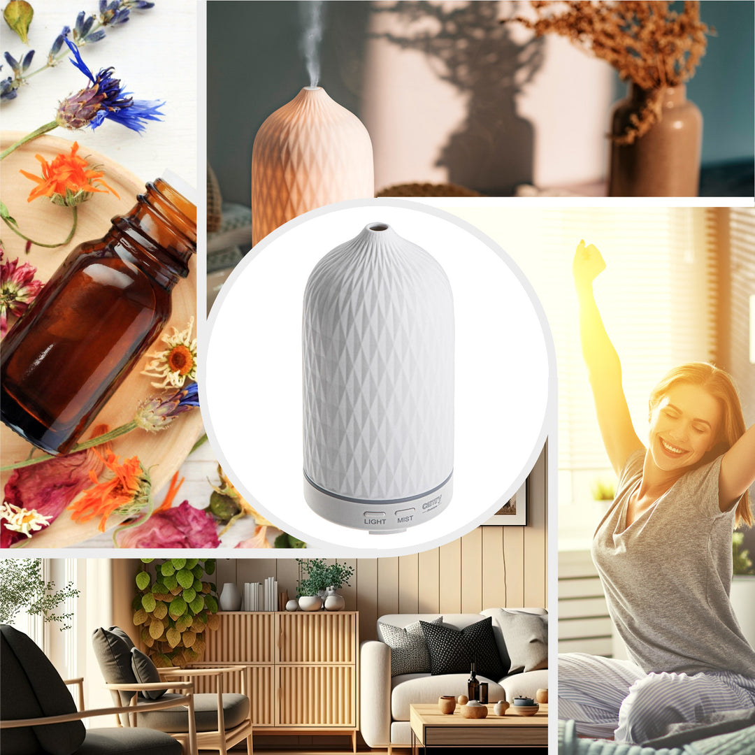 Camry CR 7970 Diffuseur de parfum, ultrasonique, céramique, 100 ml, lampe d'ambiance