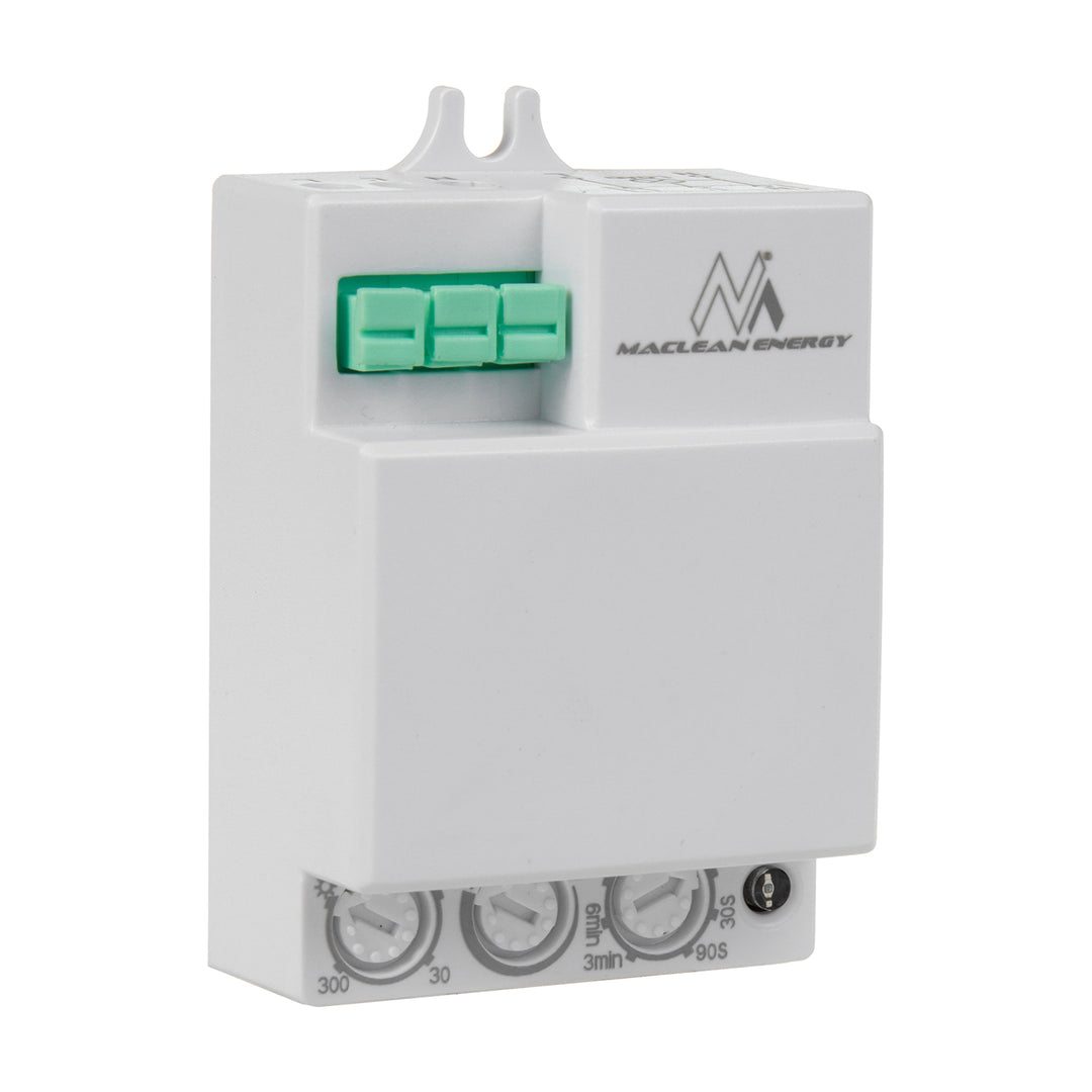 Maclean microgolfbewegingsmelder, bereik 8m, max. belasting 1200 W, IP20, 5,8 GHz, MCE316