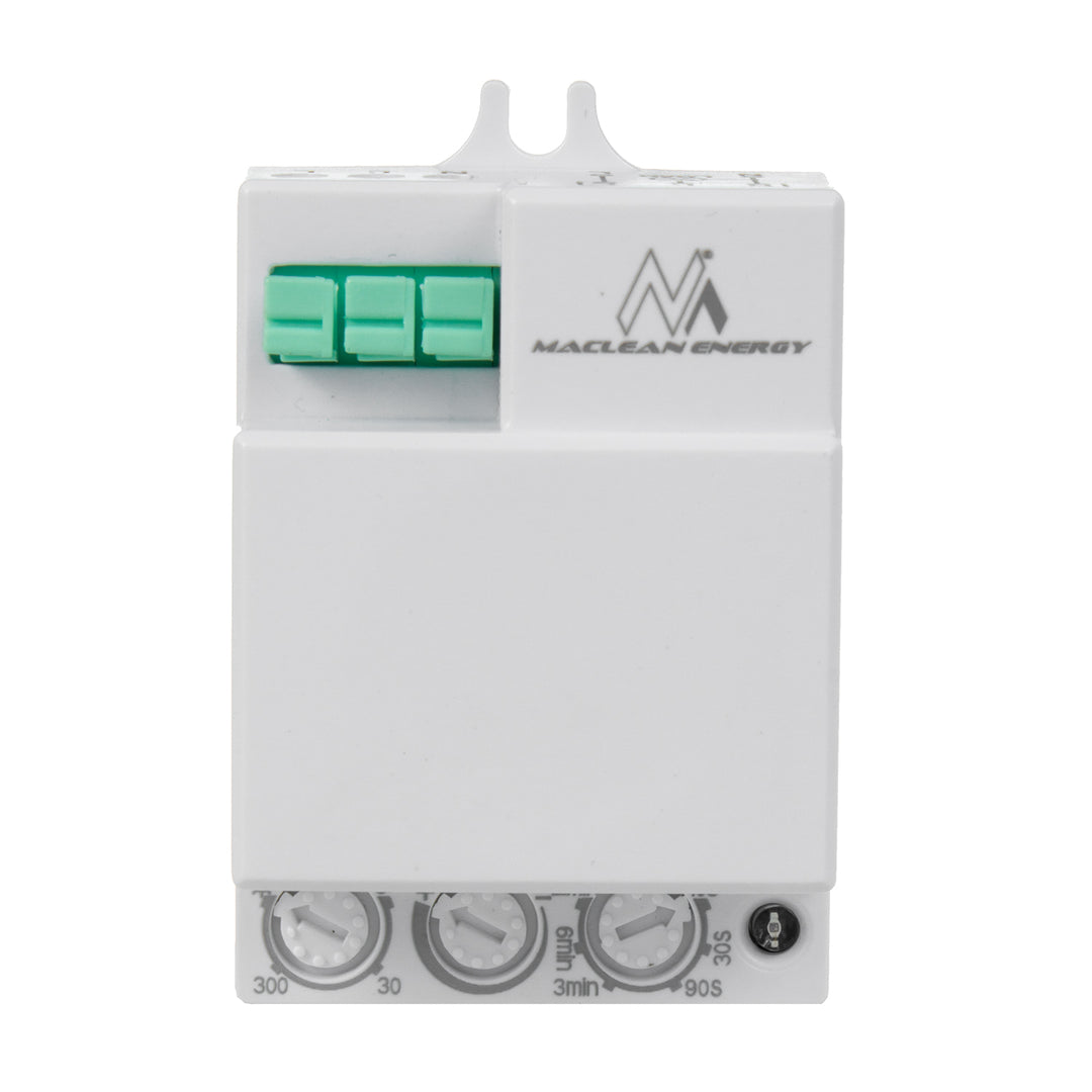 Maclean microgolfbewegingsmelder, bereik 8m, max. belasting 1200 W, IP20, 5,8 GHz, MCE316