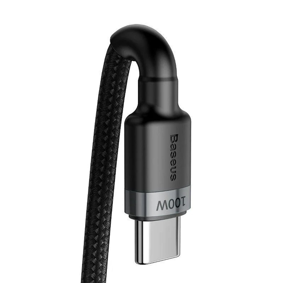 Baseus Cafule CATKLF-ALG1 Quick Charge 3.0 5A USB-C PD 2.0-kabel 200 cm met 100 W snellaadondersteuning