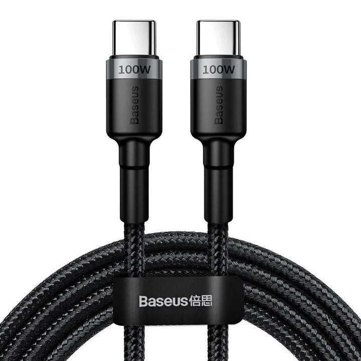 Baseus Cafule CATKLF-ALG1 Quick Charge 3.0 5A USB-C PD 2.0-kabel 200 cm met 100 W snellaadondersteuning