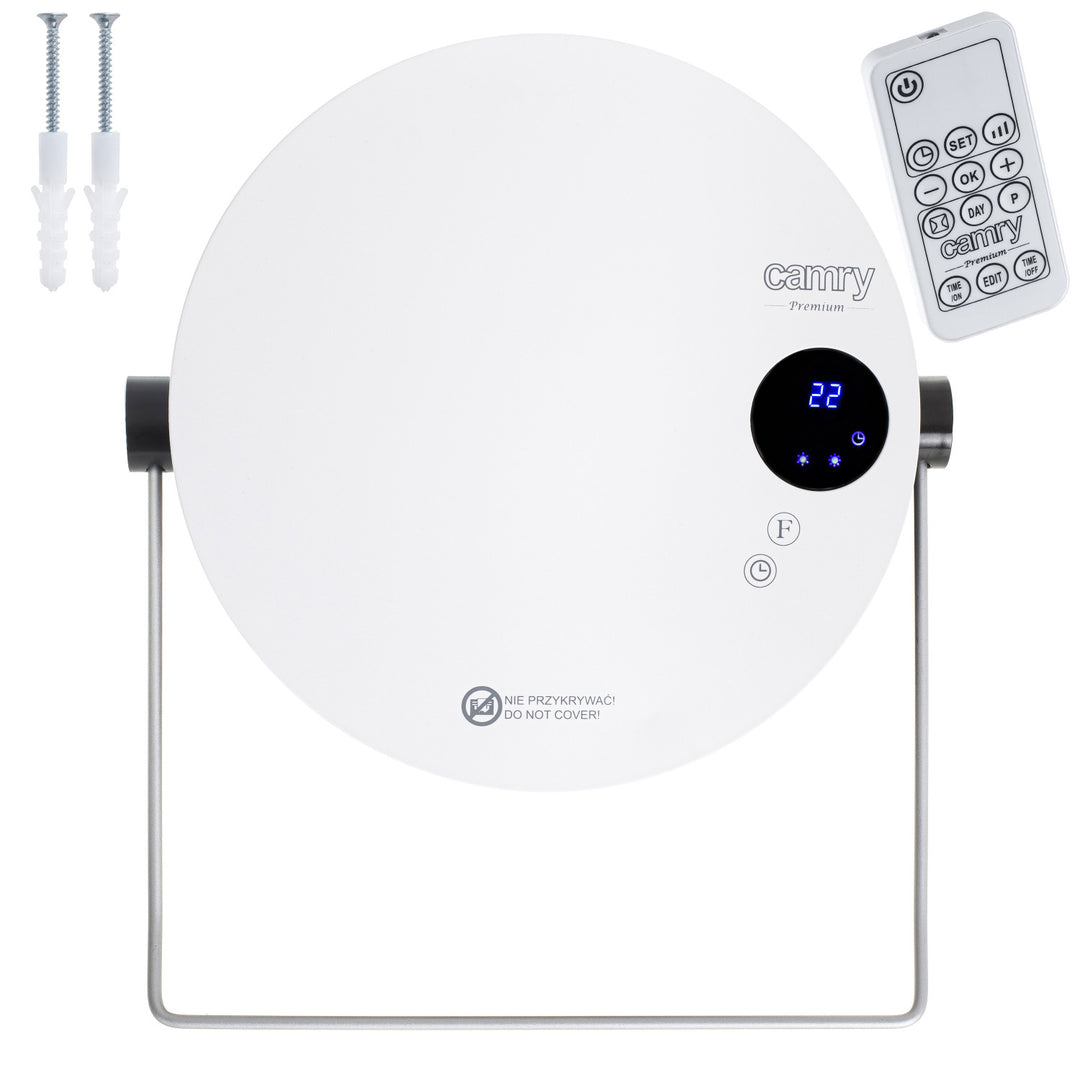 Chauffe-bain Camry, puissance 2000W, 2 niveaux de chauffe, écran LCD, télécommande, CR 7747