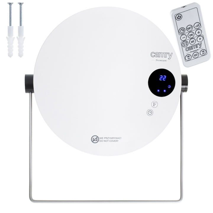 Chauffe-bain Camry, puissance 2000W, 2 niveaux de chauffe, écran LCD, télécommande, CR 7747