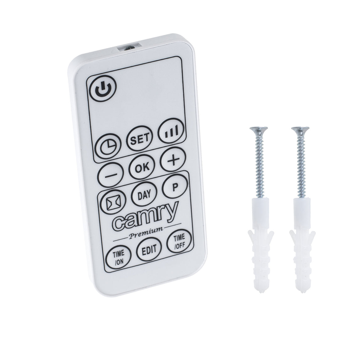 Chauffe-bain Camry, puissance 2000W, 2 niveaux de chauffe, écran LCD, télécommande, CR 7747