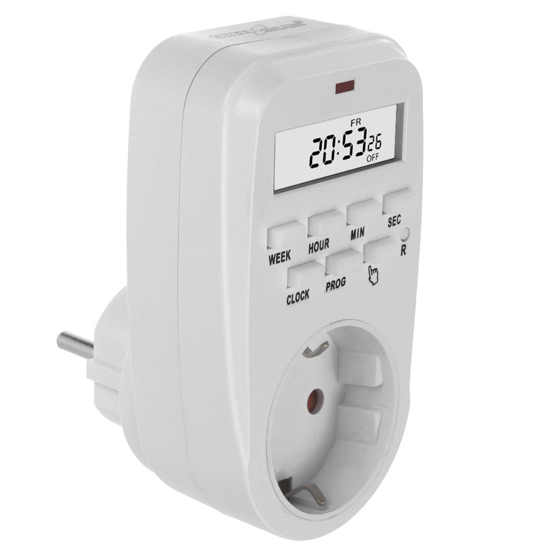 GreenBlue digitale klok - timer, max. opladen 16A, IP20, GB362 F