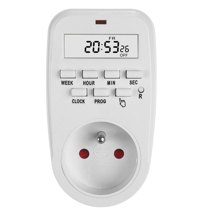 GreenBlue digitale klok - timer, max. opladen 16A, IP20, GB362 E