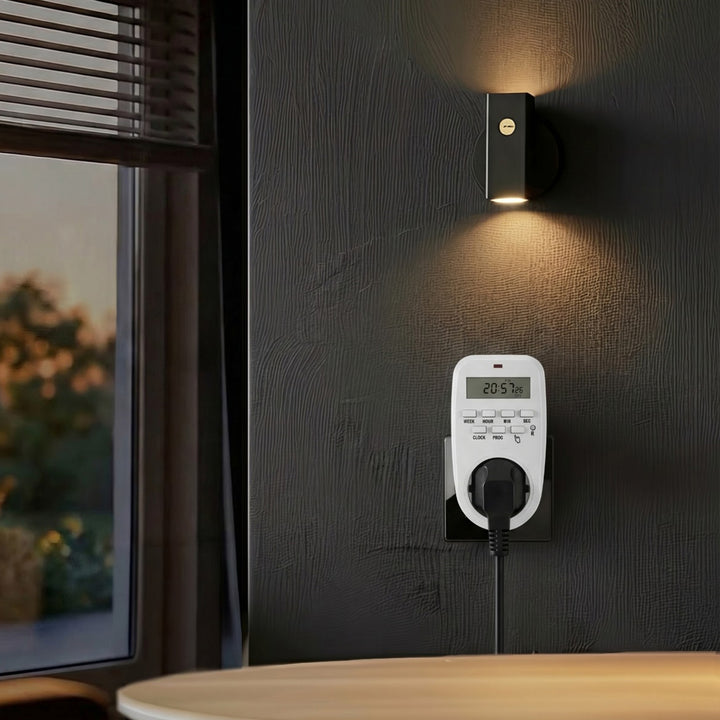 GreenBlue digitale klok - timer, max. opladen 16A, IP20, GB362 E