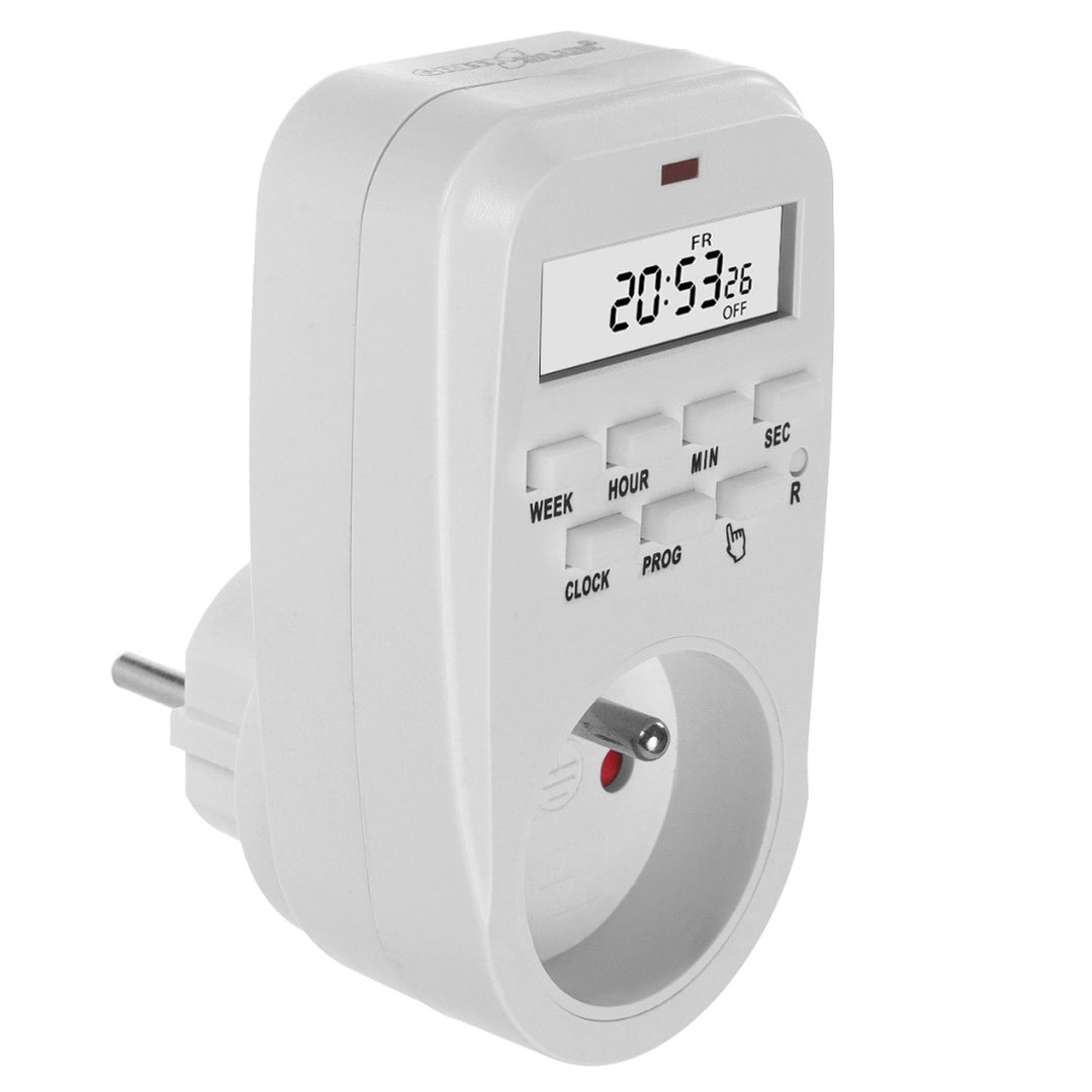 GreenBlue digitale klok - timer, max. opladen 16A, IP20, GB362 E