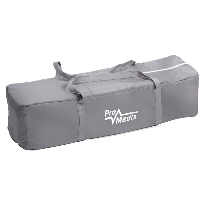 Lit de voyage Promedix, 125x65x74cm, gris, roulettes, housse de protection, PR-803 G + Korbell 16L poubelle à couches usagées
