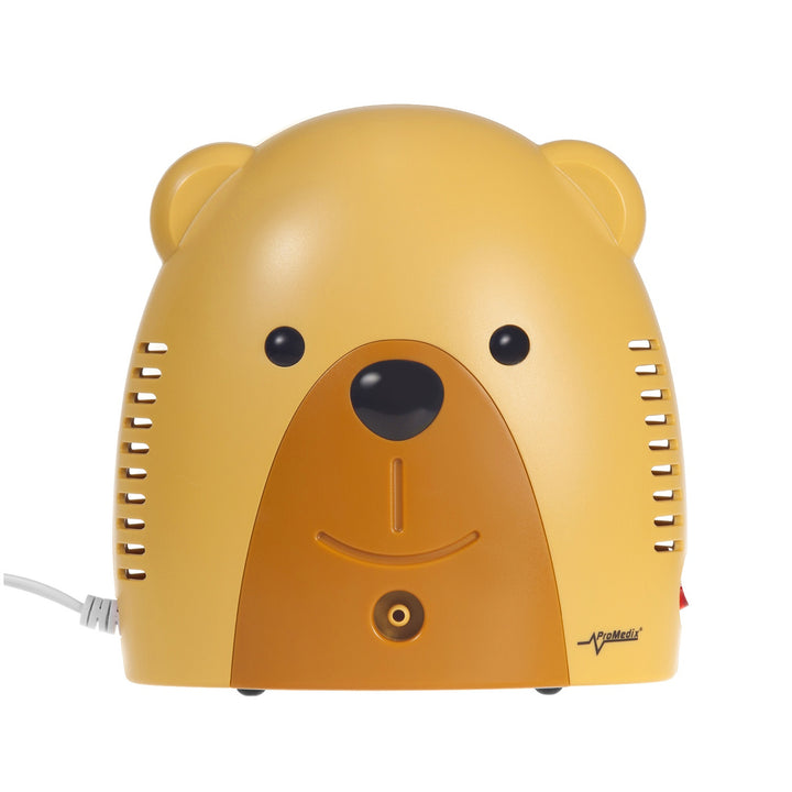 Lit de voyage Promedix, 125x65x74cm, bleu, roulettes, housse de protection, PR-803B + Inhalateur Baby Bear PR-811