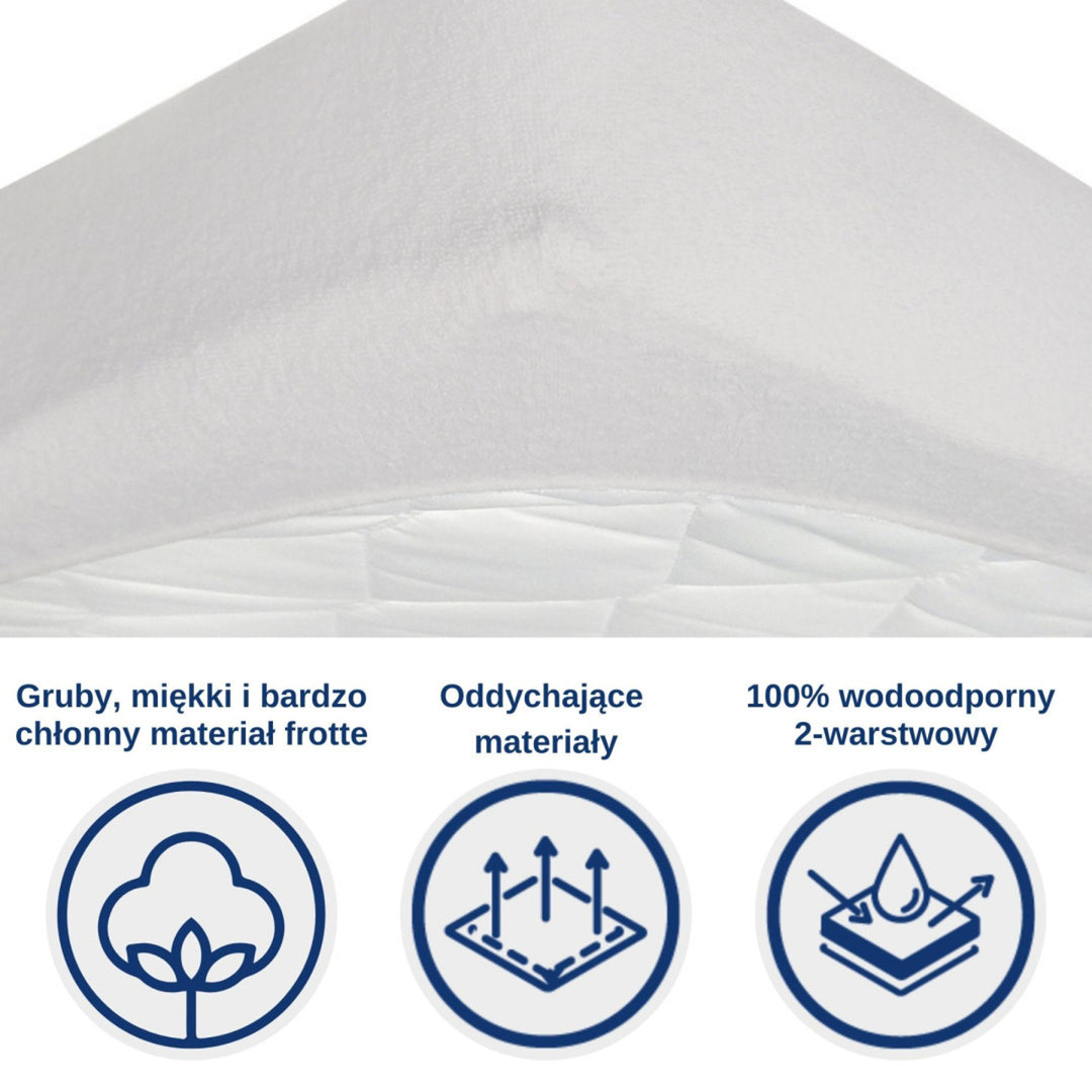 Drap imperméable Snibbs, gris, 60x120 cm, T-SNI-100234