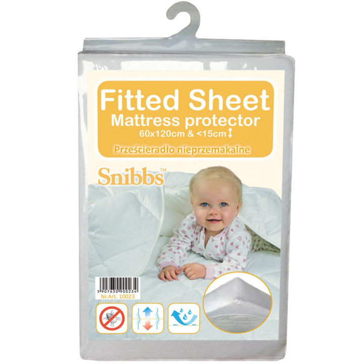 Drap imperméable Snibbs, gris, 60x120 cm, T-SNI-100234