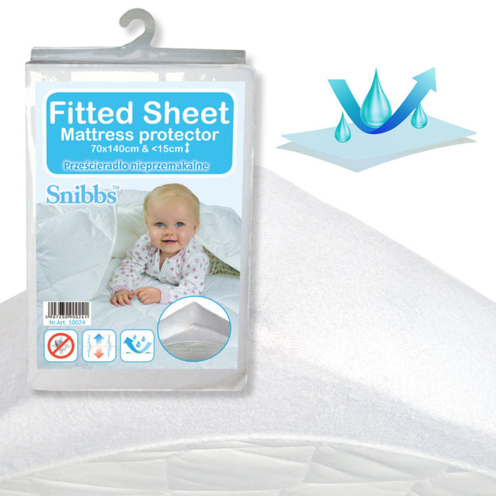 Feuille imperméable Snibbs, blanche, 70x140 cm, T-SNI-10024