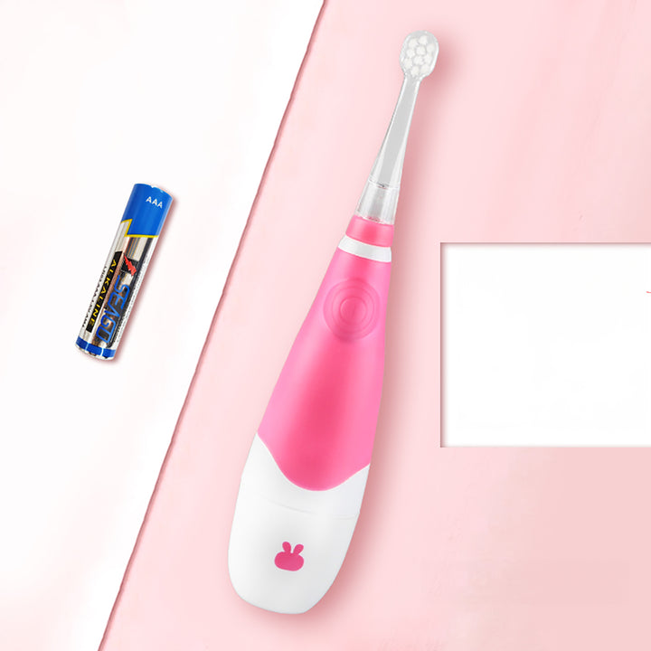 Brosse à dents sonique pour enfants SEAGO, rose, 1xAA 1,5V (non inclus), 4 embouts, SG-902 Pink