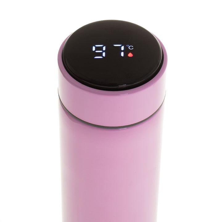 Thermos Adler, écran tactile LED, capacité 473 ml, couleur rose, AD 4506