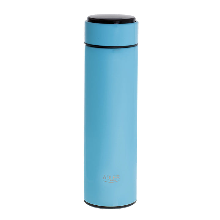 Thermos Adler, écran tactile LED, capacité 473 ml, couleur bleue, AD 4506