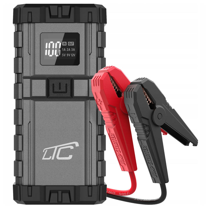 JUMP STARTER LTC 24000MAH/2500A POWER BANK QC TYPE-C PD 65W/USB OUT 3A DC 12V.