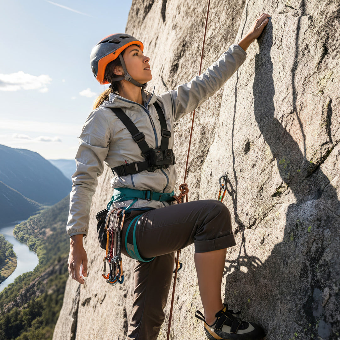 Harnais de téléphone Maclean Sports, universel, pour téléphones, appareils photo, GoPro et autres caméras, avec support pivotant, MC-294.