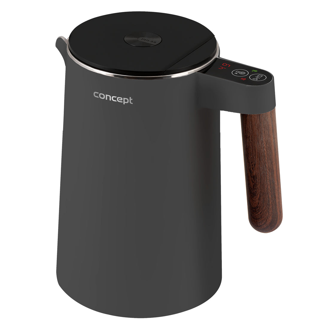 Concept Norwood RK3305 Bouilloire en acier inoxydable Contrôle de la température Maintien au chaud 1.5L 1850-2200W Gris foncé