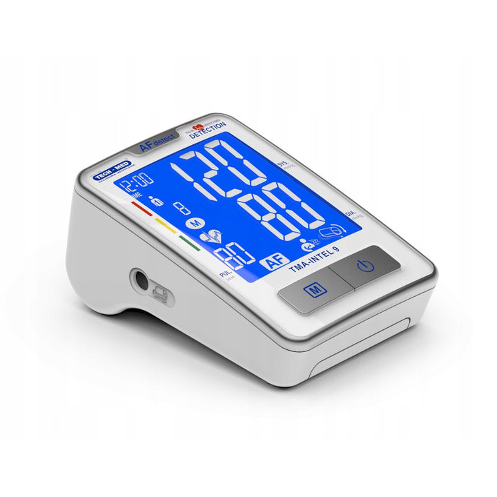 Tech-Med Bloeddrukmeter, Atriumfibrillatiedetectie, LCD-scherm, TMA-INTEL 9