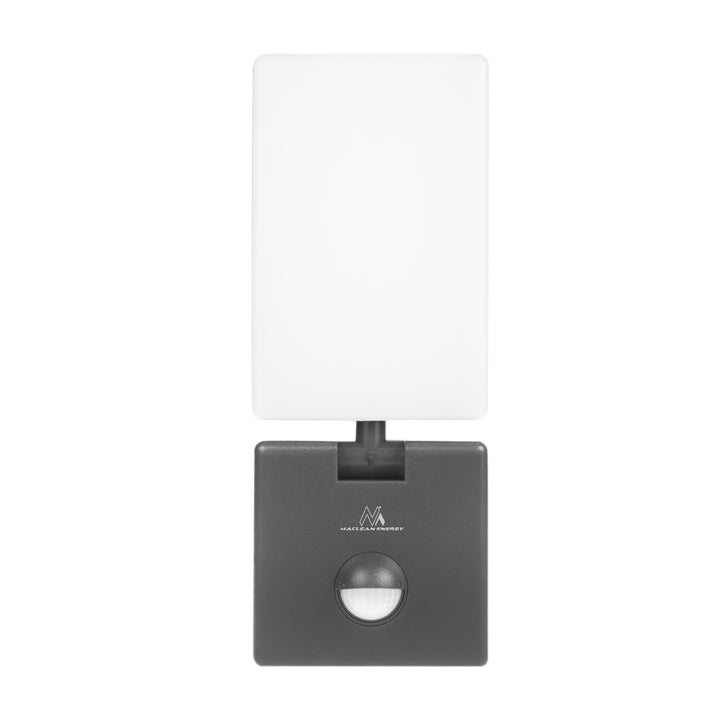 Maclean grijs 10W IP65 800lm 4000K LED-lamp met bewegingsmelder