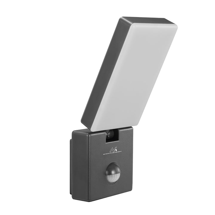 Maclean grijs 10W IP65 800lm 4000K LED-lamp met bewegingsmelder