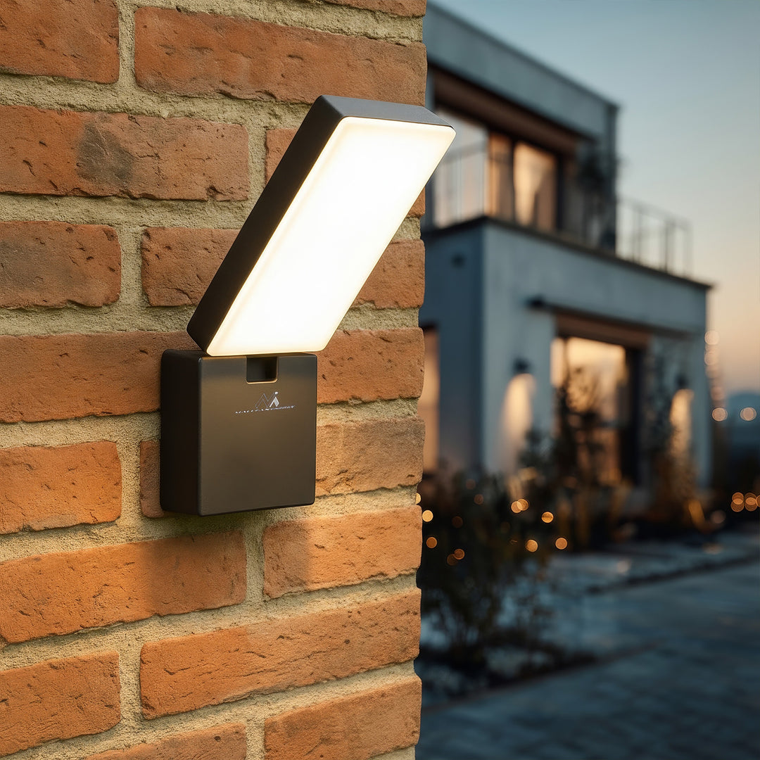 Maclean Grijze LED-lamp 10W 700lm IP65 neutraal wit 4000K