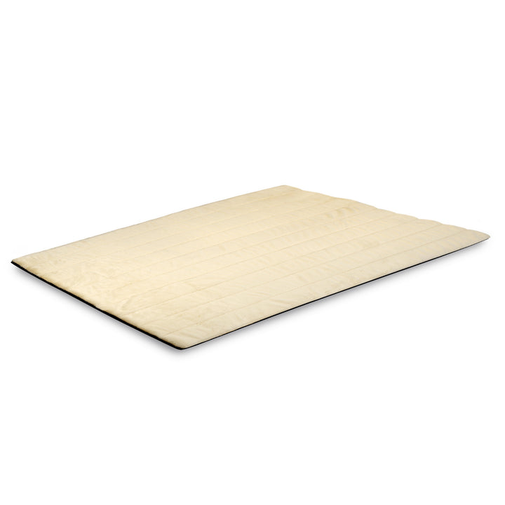 Fluffi Tapis en peluche, imitation fourrure de lapin, antidérapant, 120x160 cm, beige, DYWRAB120/160BEZ