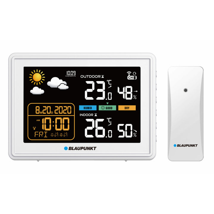 Station météo Blaupunkt, hygromètre, pression, prévisions, WS30WH