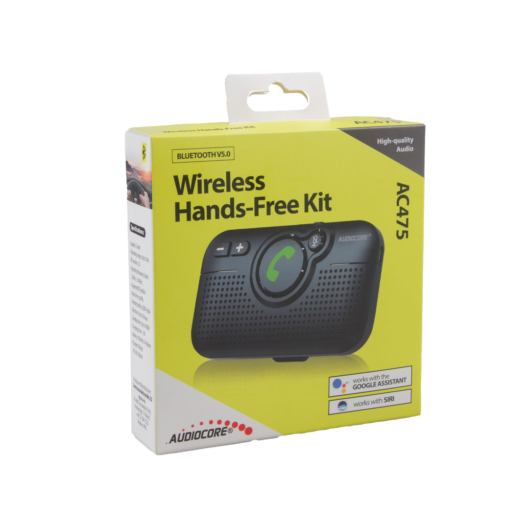 Le kit mains libres Bluetooth 5.0 Audiocore AC475 prend en charge Google et Siri