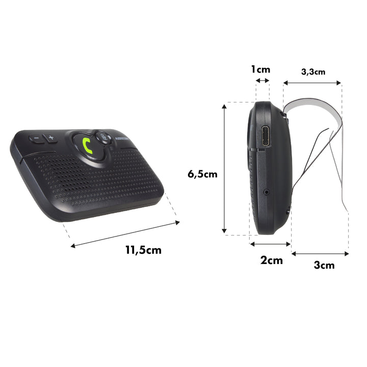 Le kit mains libres Bluetooth 5.0 Audiocore AC475 prend en charge Google et Siri