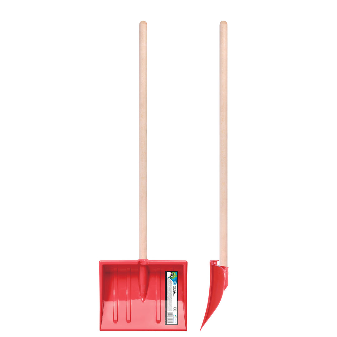 Prosperplast Bobo Pelle à neige pour enfants manche en bois rouge 25 cm