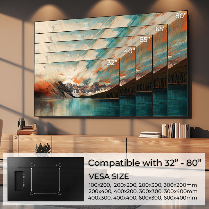 Maclean MC-413 TV-beugel max VESA 600x400 32-80" 45kg kantelverstelling +0°~-10°