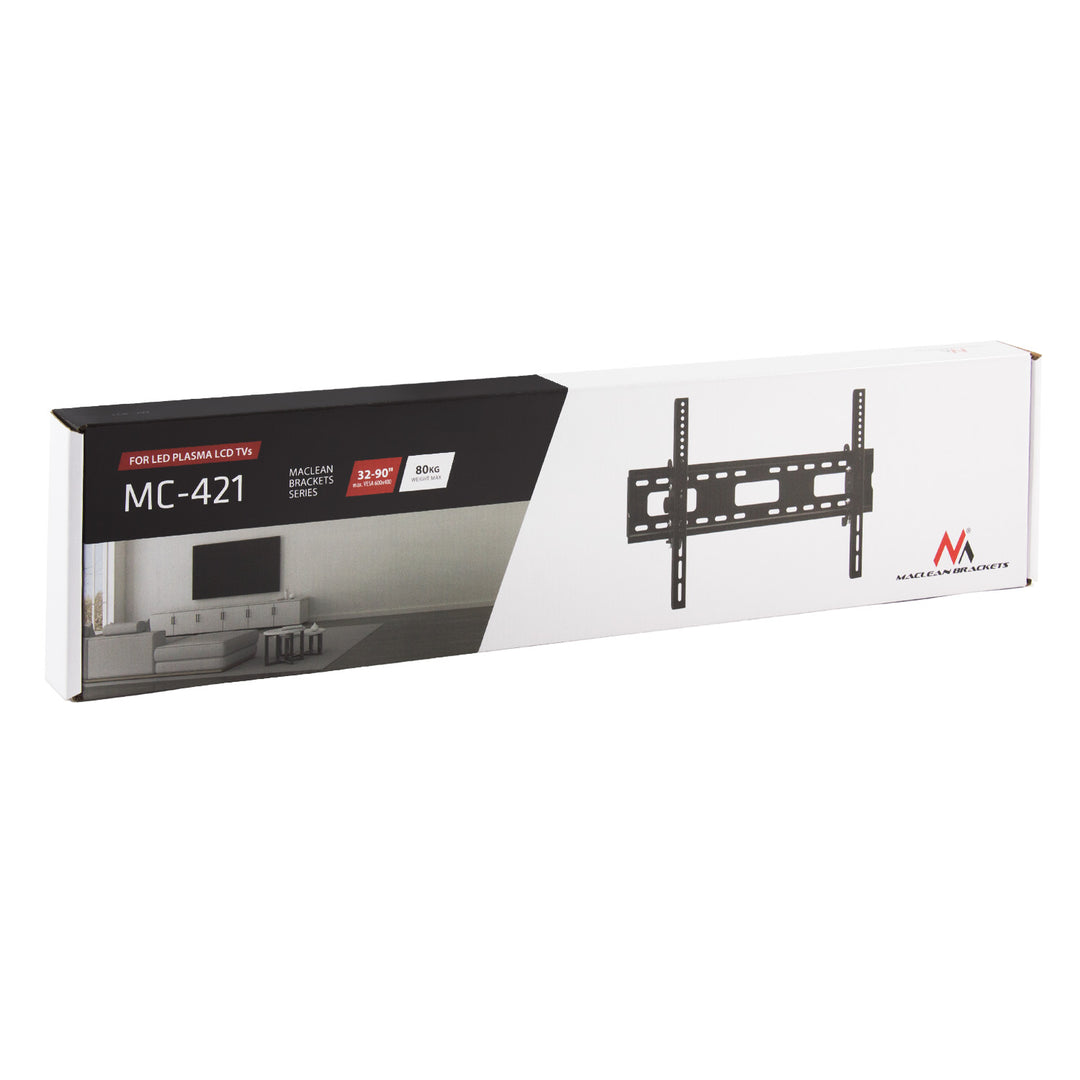 Maclean MC-421 TV-muurbeugel max VESA 600x400, 32-90" 80kg kantelverstelling +15°~-15°