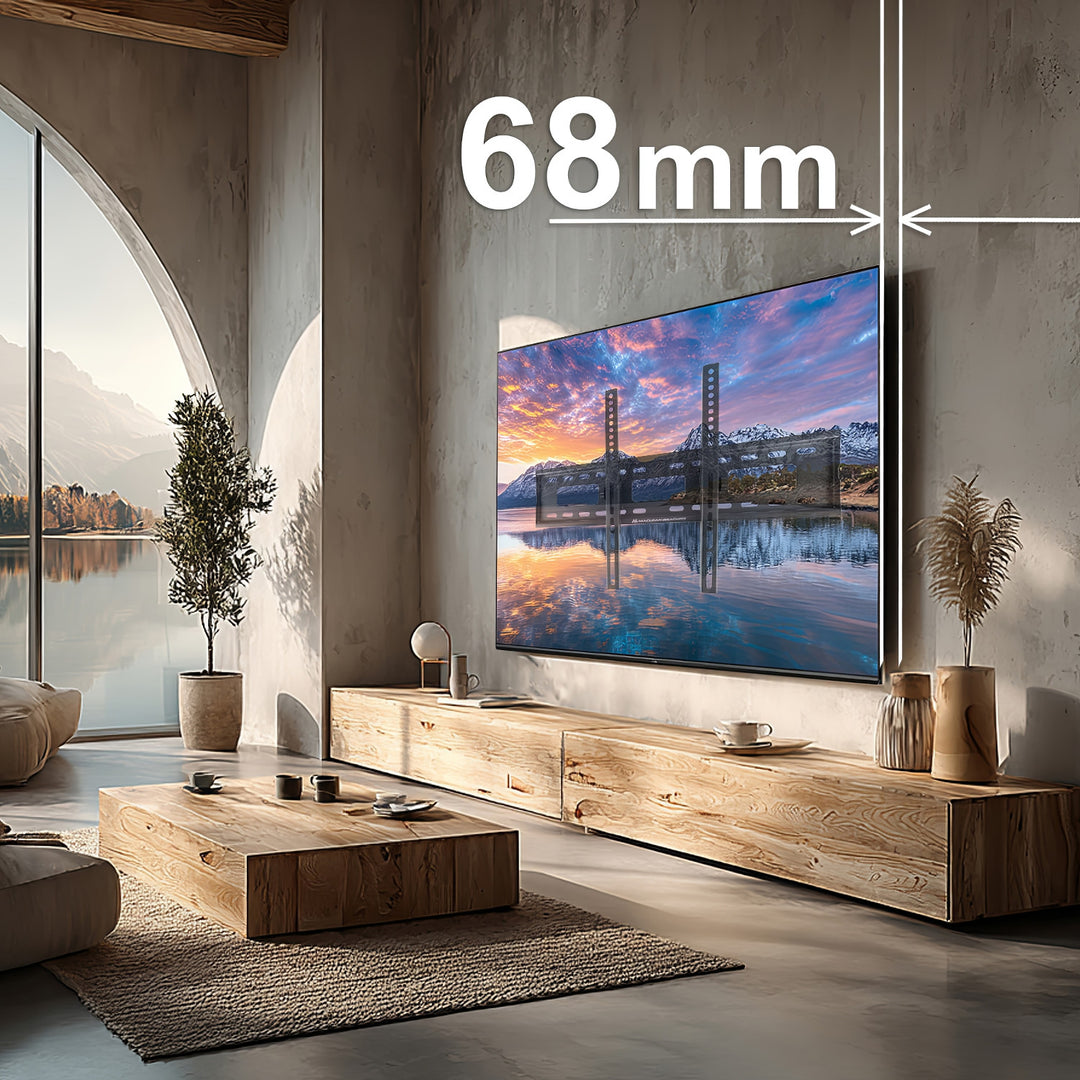 Maclean MC-421 TV-muurbeugel max VESA 600x400, 32-90" 80kg kantelverstelling +15°~-15°