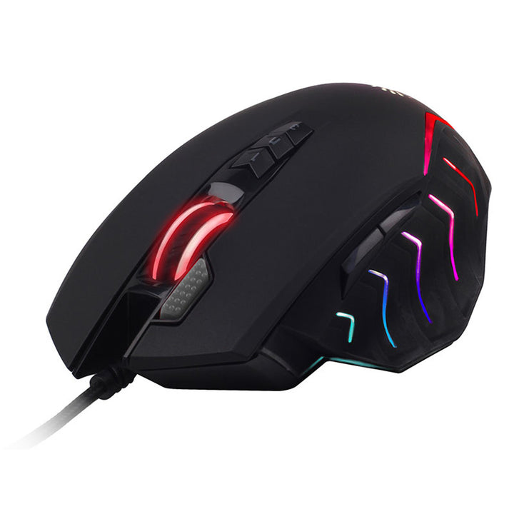 Souris de jeu A4TECH, USB, 8000 DPI, patins métalliques, J95 RGB Pixart (Activé)