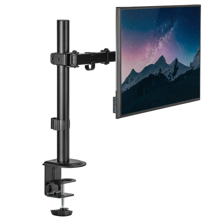 Maclean bureaubeugel voor LCD-monitor, 17-32", 9kg, VESA 75x75 en 100x100 dubbele arm, MC-753N