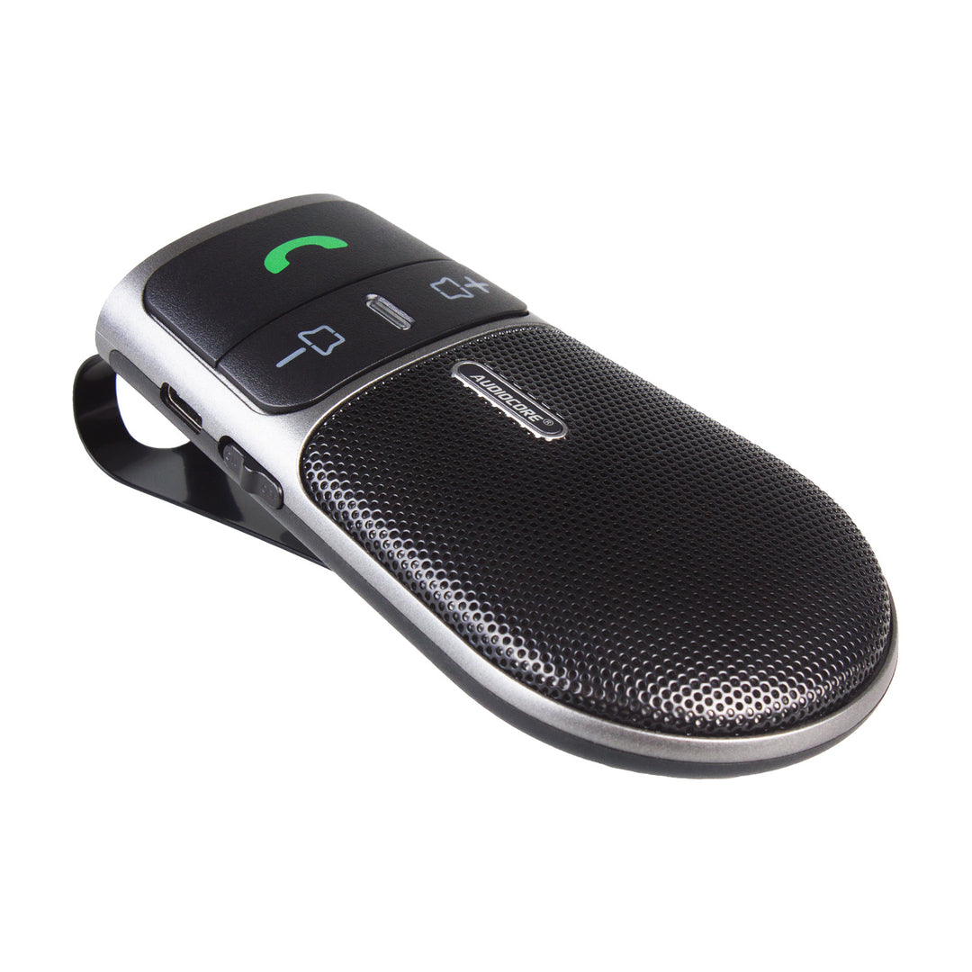 Kit mains libres Bluetooth 5.0 Audiocore AC480 A2DP avec haut-parleur 2 W, compatible Google et Siri
