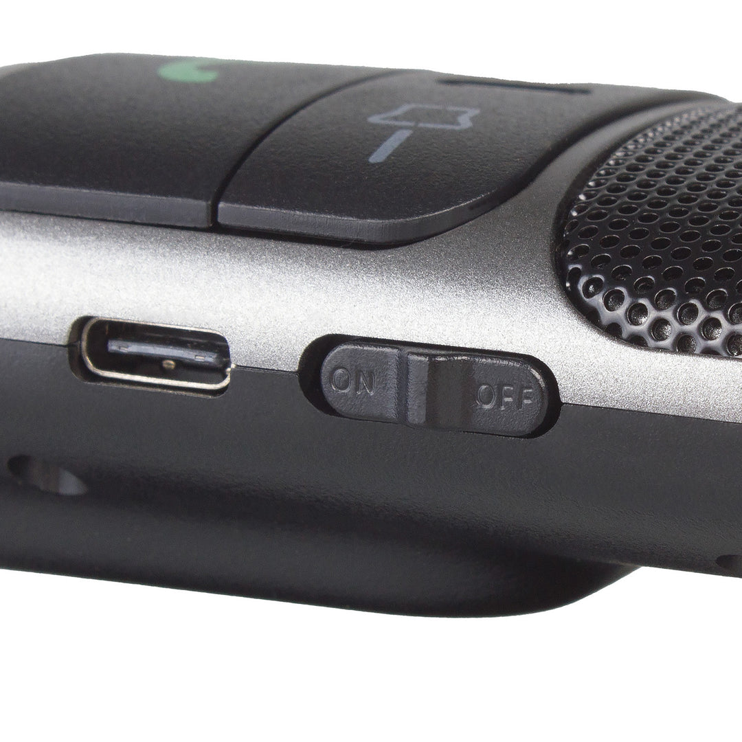 Kit mains libres Bluetooth 5.0 Audiocore AC480 A2DP avec haut-parleur 2 W, compatible Google et Siri