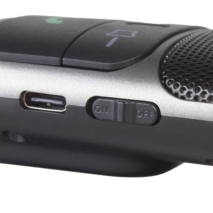 Kit mains libres Bluetooth 5.0 Audiocore AC480 A2DP avec haut-parleur 2 W, compatible Google et Siri