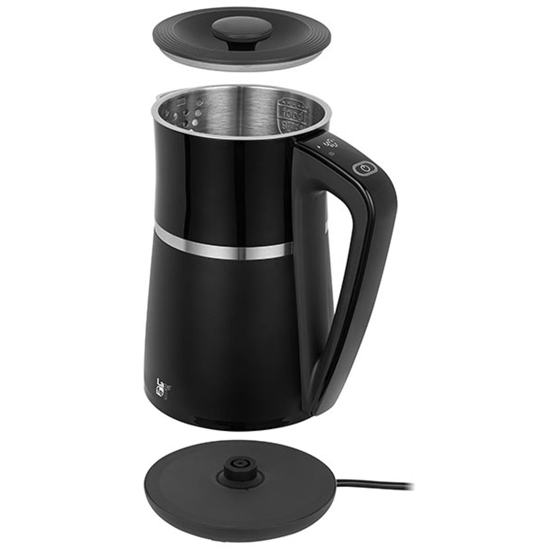 Bouilloire sans fil avec contrôle de la température et double paroi LAFE 1.7L CEG020 noir