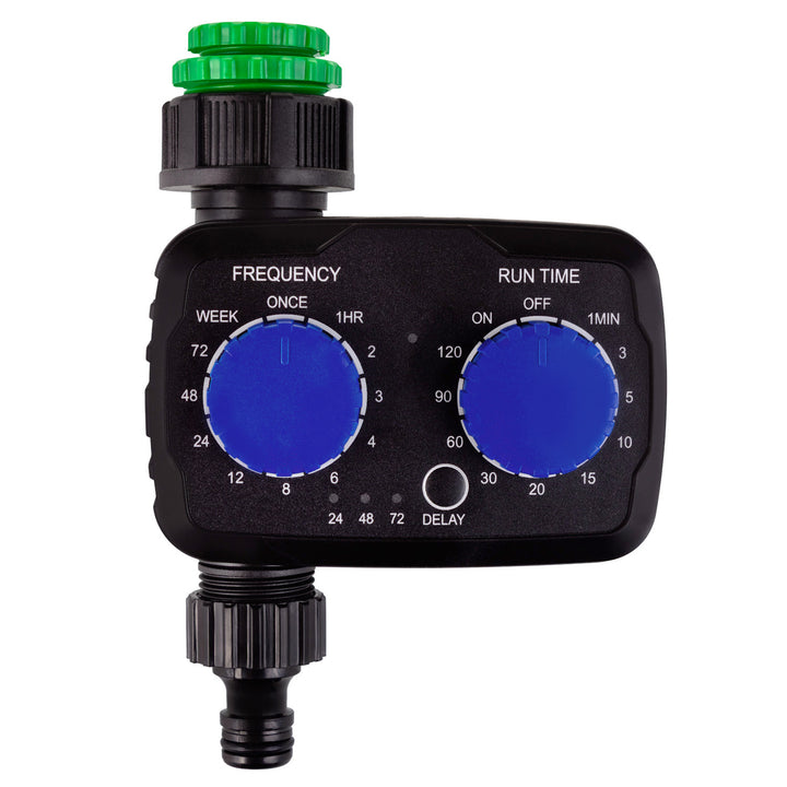 Programmateur d'arrosage électronique GreenBlue, programmateur, alimentation 2x 1.5V AA, GB391
