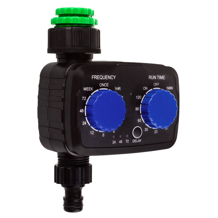 Programmateur d'arrosage électronique GreenBlue, programmateur, alimentation 2x 1.5V AA, GB391